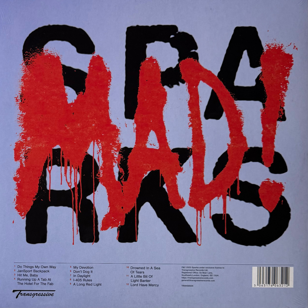 Виниловая пластинка Sparks ‎– Mad! LP