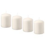 Набор свечей IKEA HEMSJO (ХЕМШЁ), Натуральный, 15 часов, 4 шт