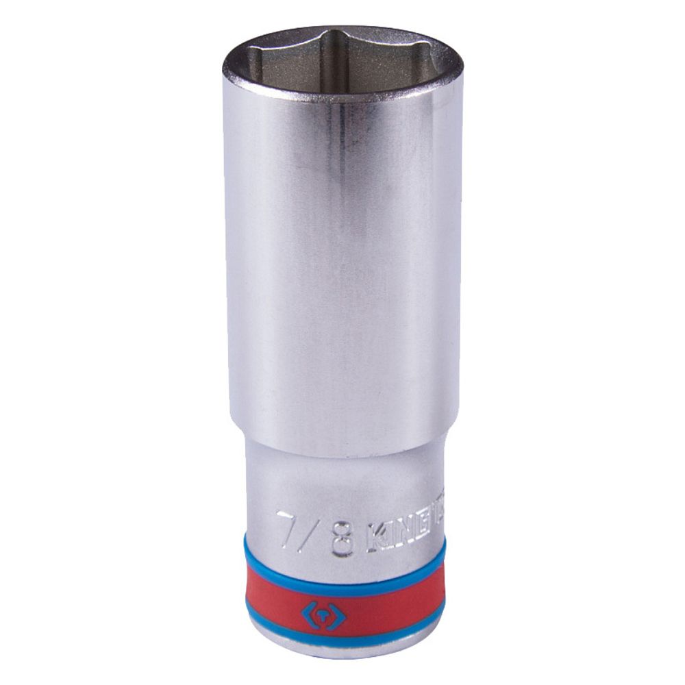 KING TONY (423528S) Головка торцевая глубокая шестигранная 1/2", дюймовая 7/8" KING TONY (423528S) Головка торцевая глубокая шестигранная 1/2", дюймовая 7/8"