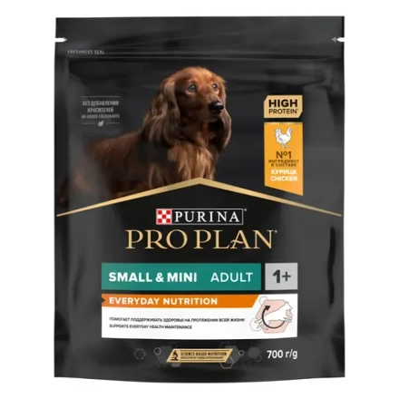 Сухой корм Курица для взрослых собак мелких пород, 700г ProPlan