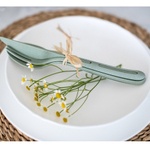 Набор столовых приборов klikk, organic, синий, 3 пред.