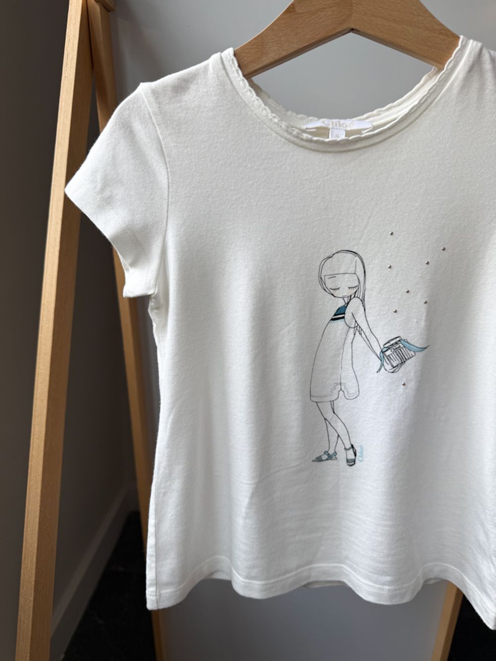Хлопковая футболка Chloe, 104