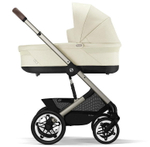 Коляска Cybex Talos S Lux TPE complete Cloud G Lava Grey 3 в 1 Seashell Beige с дождевиками