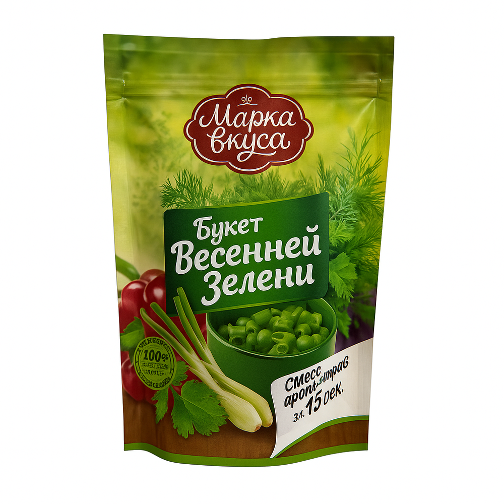 Букет весенней зелени Марка Вкуса 50 гр
