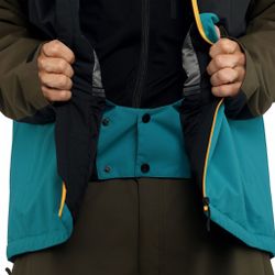 Куртка Horsefeathers CROWN JACKET (dark olive/tile blue)