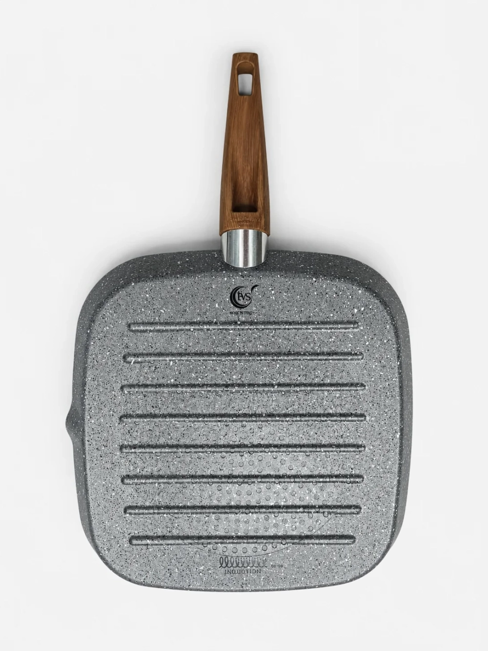 Сковорода-гриль TVS Mineralia Induction Eco 28×28 см