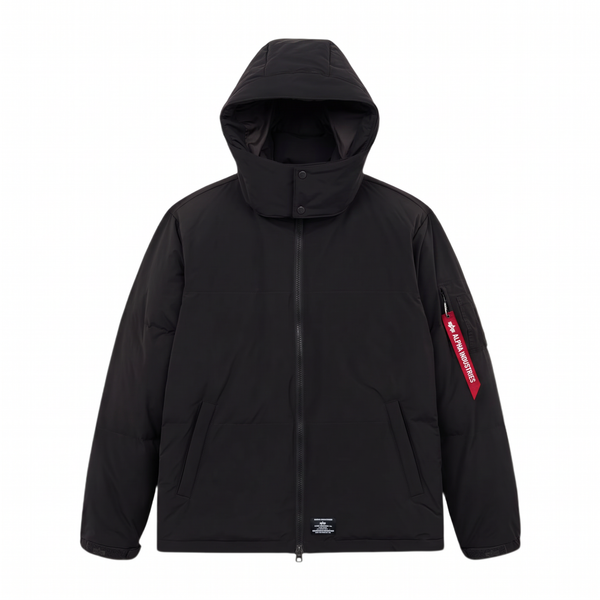 Парка Alpha Industries Hamilton Relaxed Fit Puffer Black (Черная)