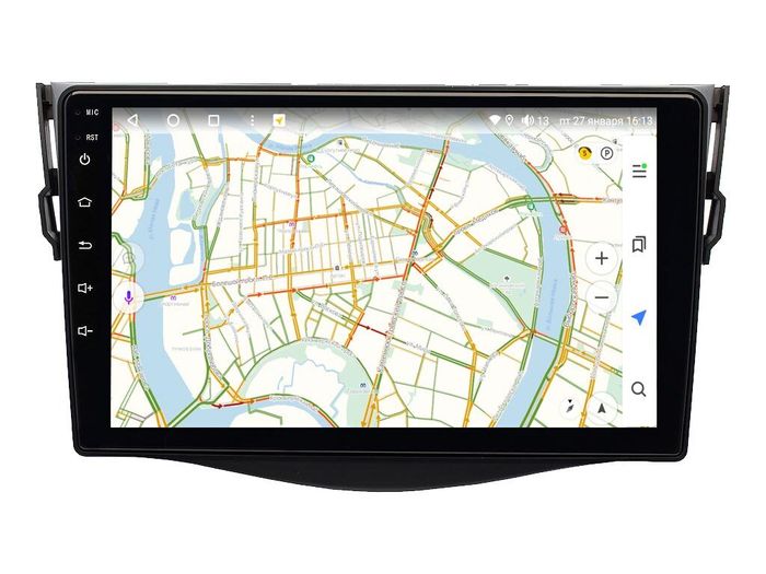 Магнитола для Toyota RAV4 2005-2012, Vanguard - Vaycar VA77-0018 на Android 13, Быстрая, 4G SIM-слот