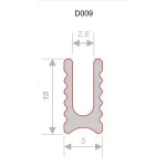 Разделительный профиль D009 анодированный латунный