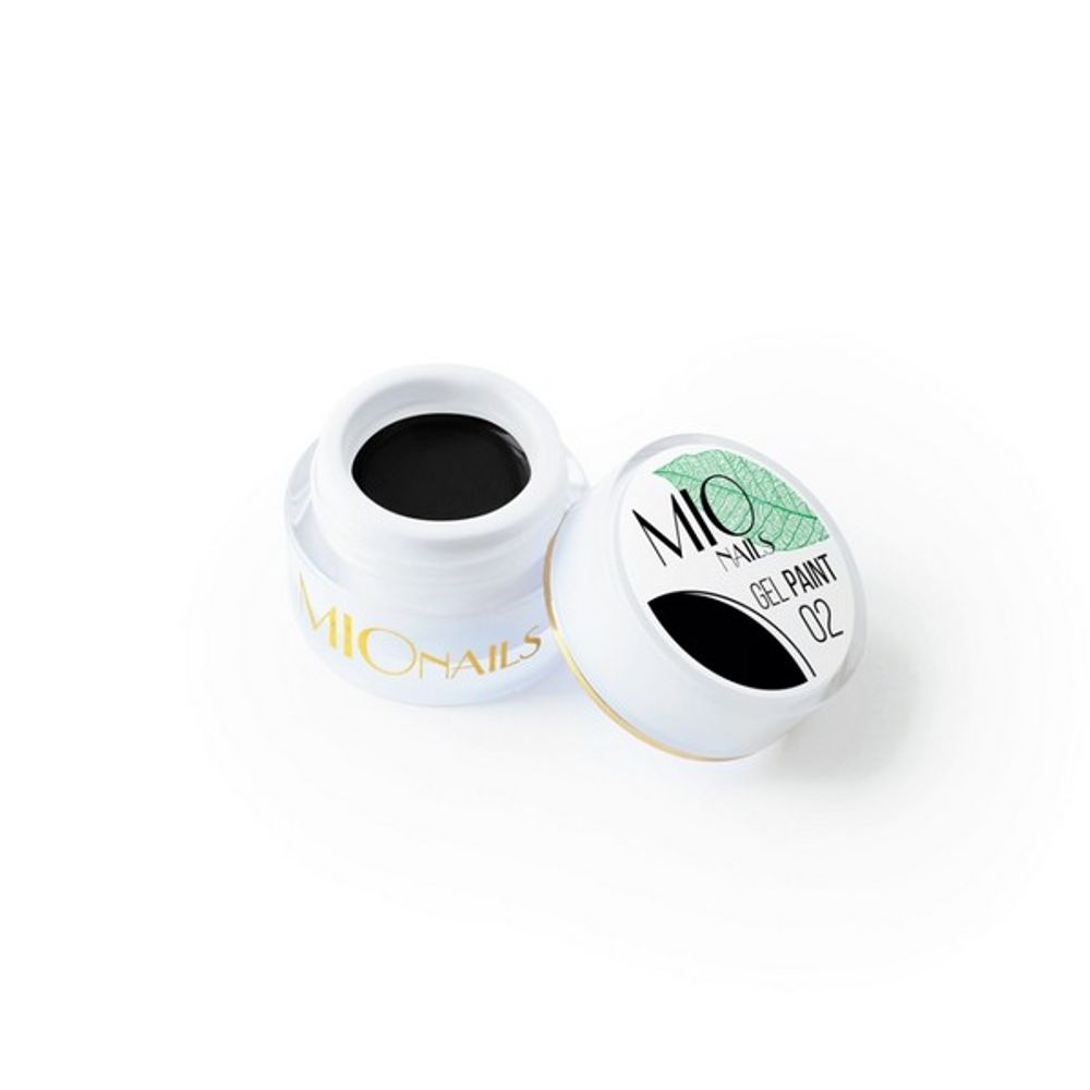 Гель краска черная MIO Nails 5гр