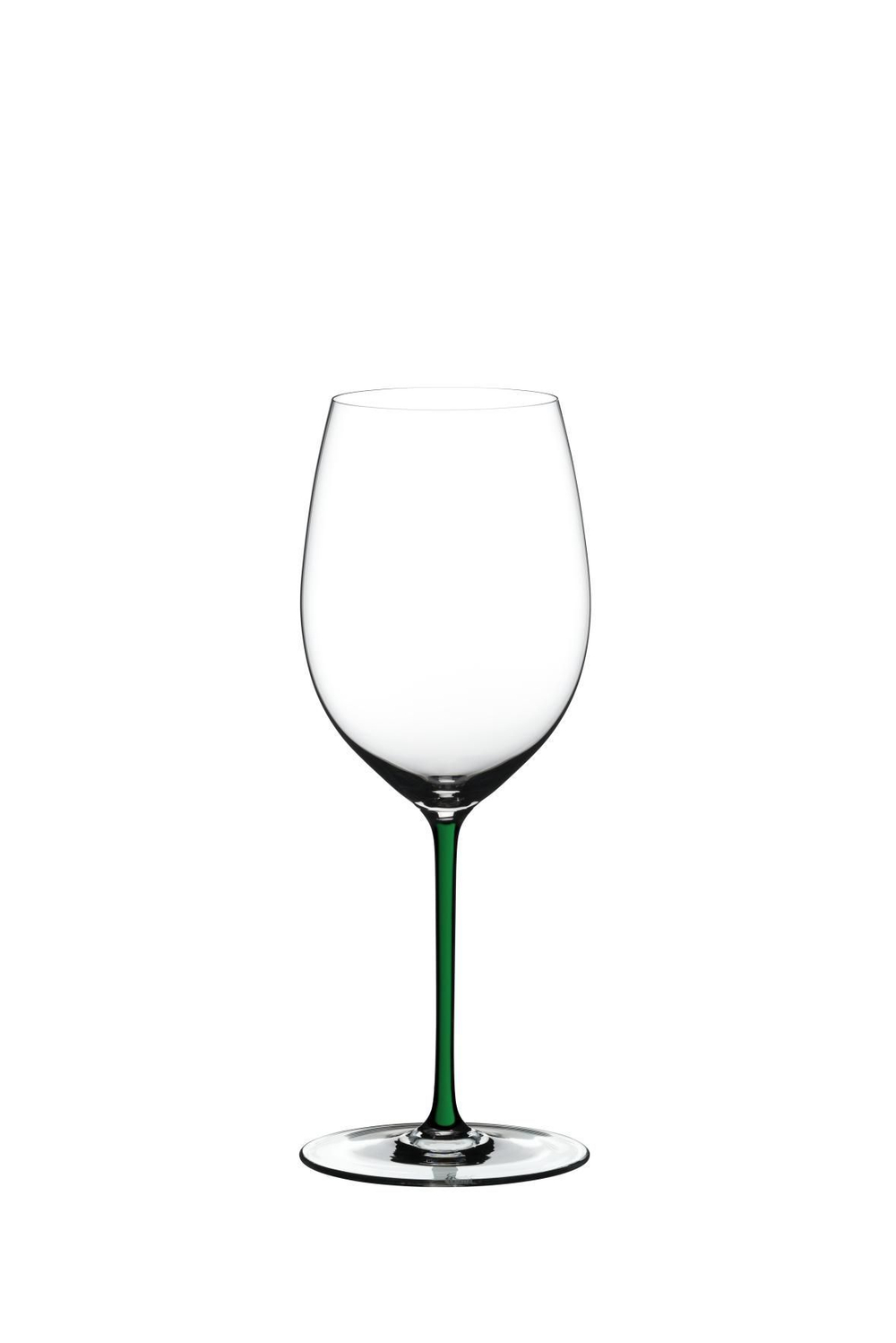 Бокал для красного вина с зеленой ножкой 625мл Riedel Fatto a Mano Cabernet