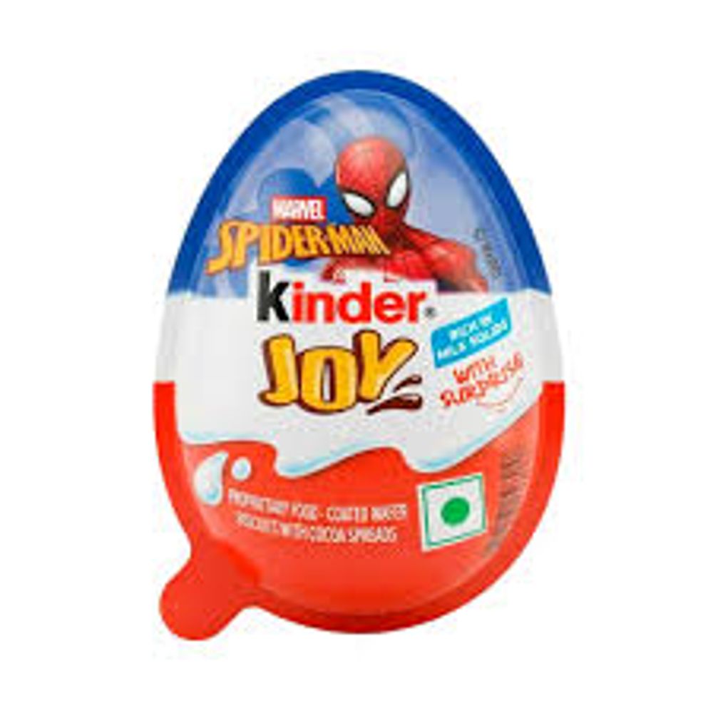 Яйцо шоколадное Kinder Joy Spider-Man 20г