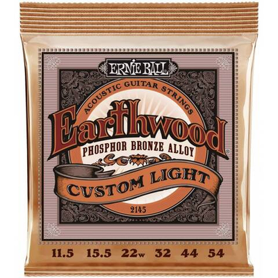 Струны для акустической гитары Ernie ball 2145 Custom Light фосфор