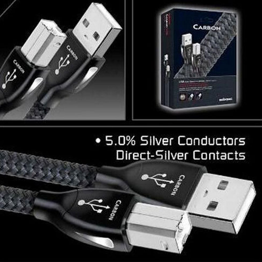 Кабель AudioQuest Carbon USB A-B, 3 метра