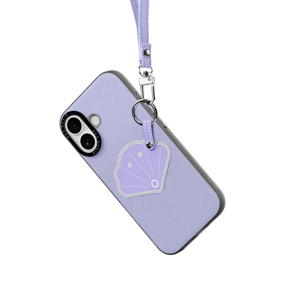 Чехол фиолетового цвета (Shell Edition) для iPhone 17, серия Luvy Series Case (со съемным ремешком) от Dux Ducis