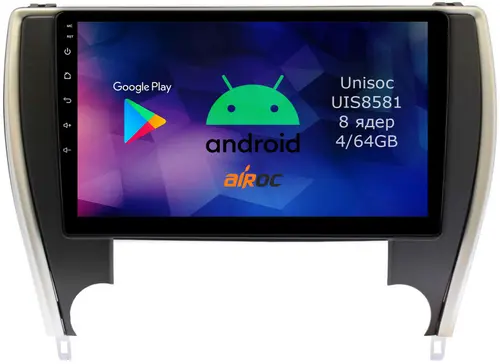 Магнитола для Toyota Camry 2014-2018 (USA) - Airok RM-1117U Android 12, SIM-слот