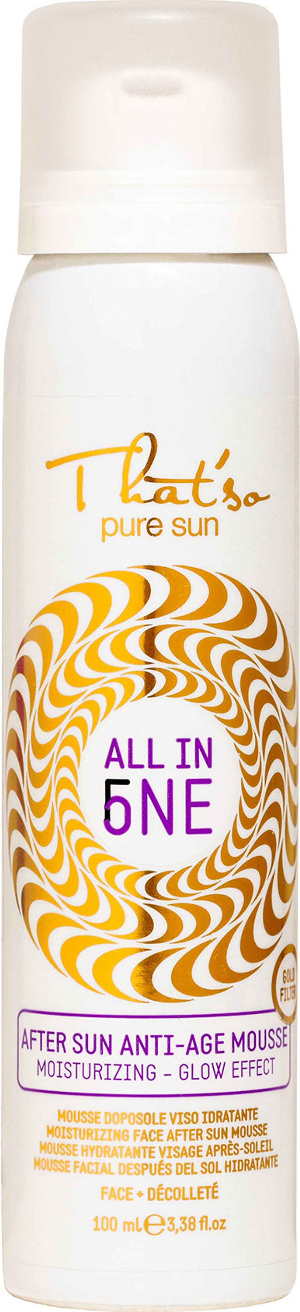 Мусс после загара с омолаживающим эффектом 100 мл/ALL IN ONE AFTER SUN ANTI-AGE - HYDRATION MOUSSE
