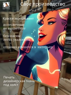 Картина Космическая серенада модульная 30х40см 1шт.
