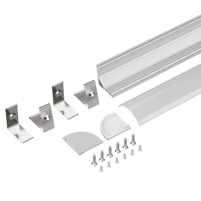 Профиль с экраном SL-KANT-H30-2000 ANOD+OPAL (Arlight, Алюминий)