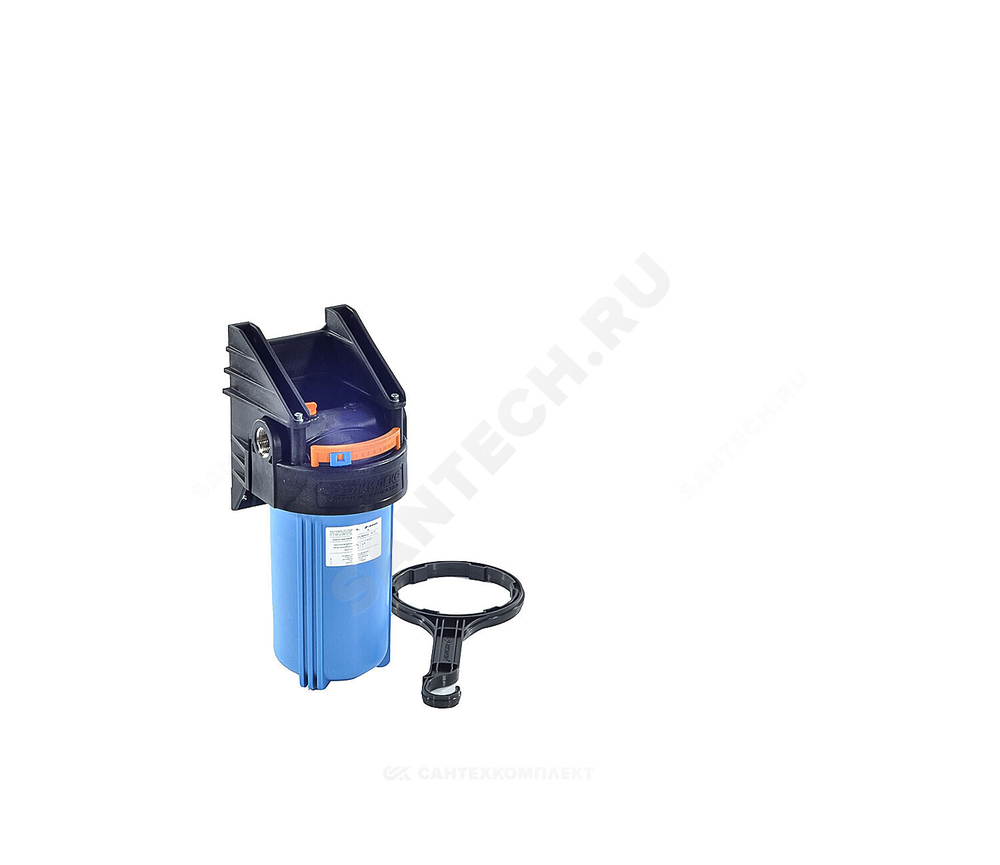 Корпус фильтра 1 М 1" ВР Ру10 1-ст без картриджей Big Blue 20" Джилекс 9059