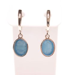 Серьги из аквамарина
