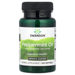 Swanson Vitamins, масло перечной мяты, розмарина и чабреца, 100 капсул