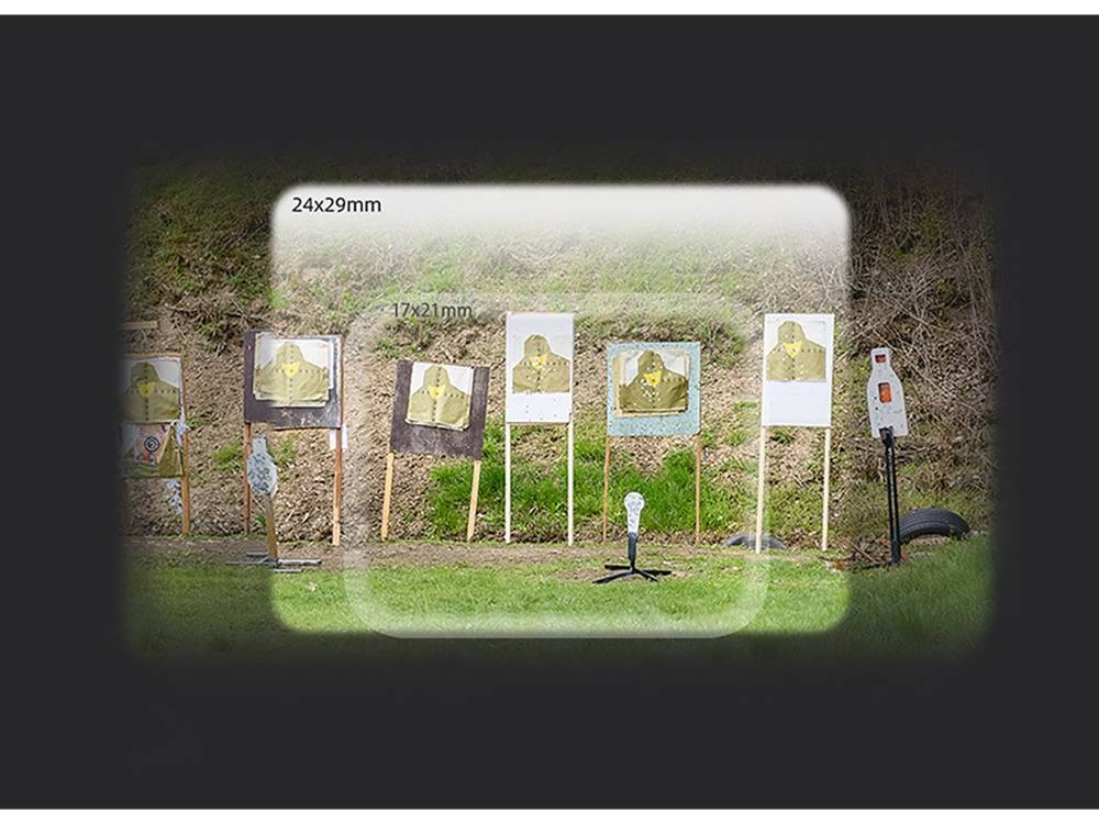 Коллиматор Vector Optics Frenzy FLEX 1x24x29, пистолетный, открытого типа, MRT, 9+2NV, на Weaver, MOJ (RMR), красная - фото 2
