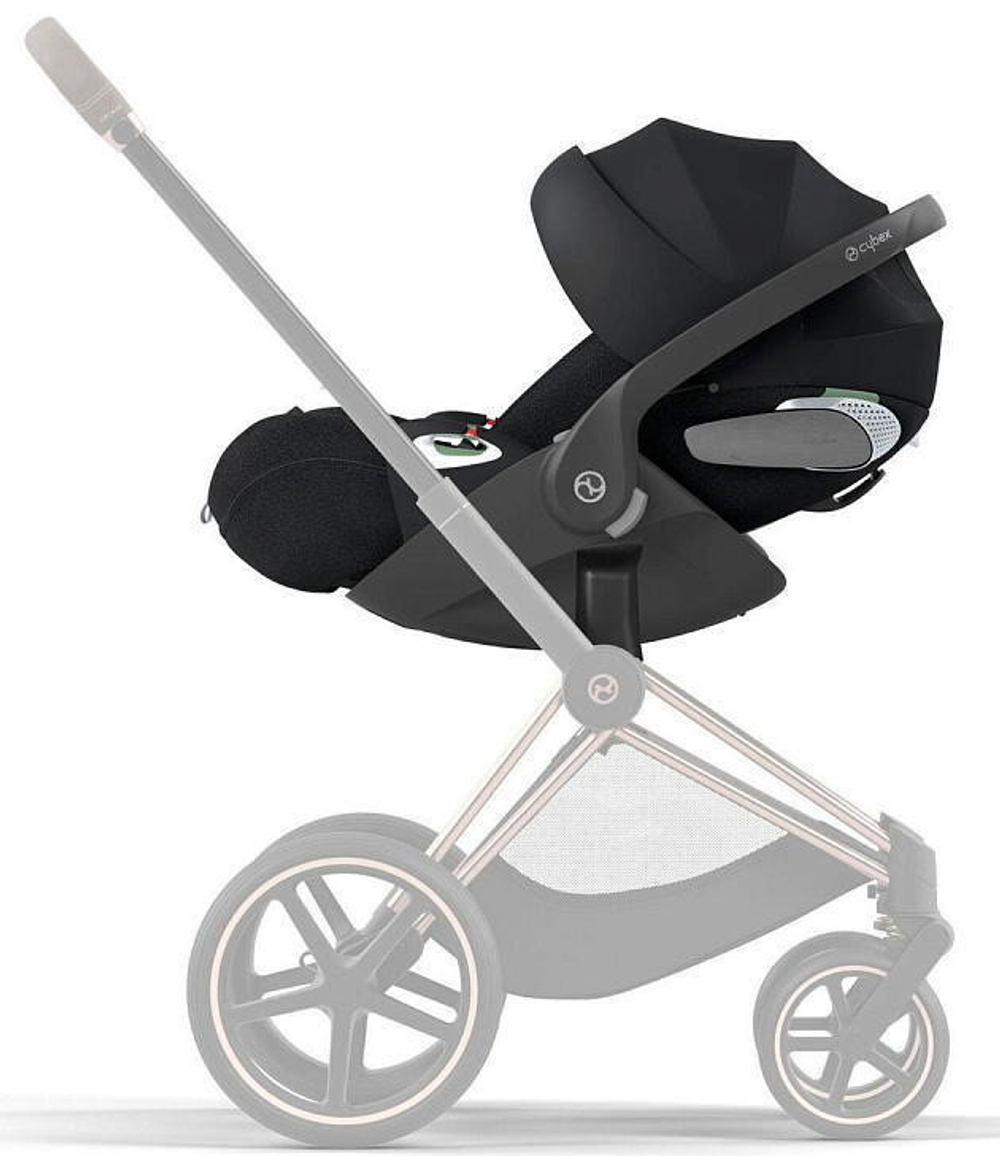 Коляска Cybex Talos S Lux TPE complete Cloud T Sepia Black Plus 3 в 1 Seashell Beige с дождевиками