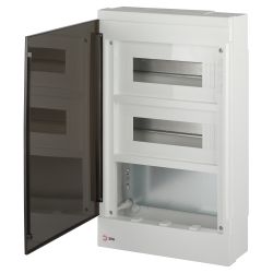 Корпус пластиковый навесной ЭРА MULTIBOX со слаботочным отсеком 24 модуля IP41 белый | Корпуса пластиковые распределительные