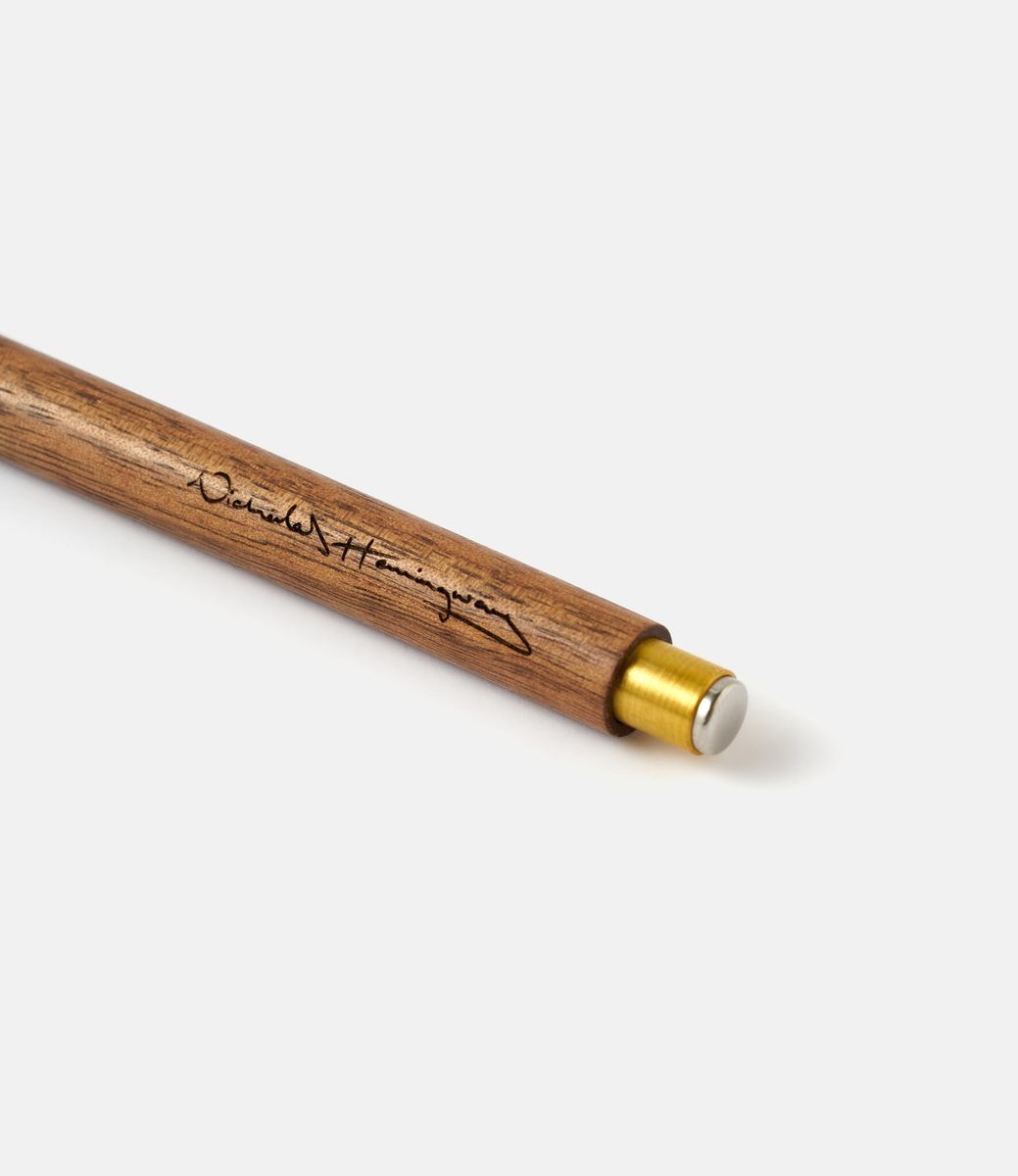 Nicholas Hemingway Walnut & Brass Mechanical Pencil — механический карандаш