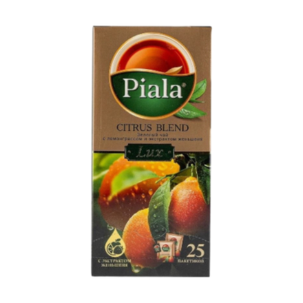 Чай черный Пиала Lux Citrus Blend 25 пакетиков