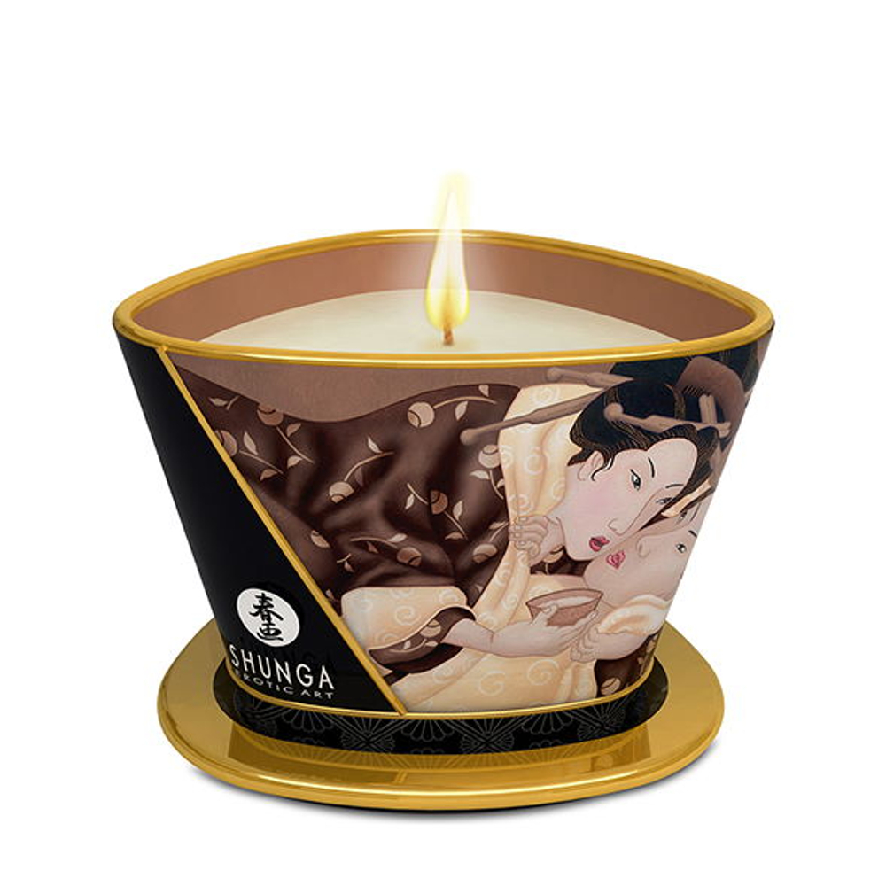 Массажная арома свеча Massage Candle Chocolate Шоколад (170 мл)