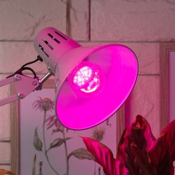 Фитолампа для растений светодиодная ЭРА FITO-12W-RB-E27-K красно-синего спектра 12 Вт Е27 | Фитолампы Е27