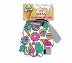 Перчатки TRIX Nw Ice Cream детск., 5XS гелев. вставки лайкра/искусств. замша, антискользящие