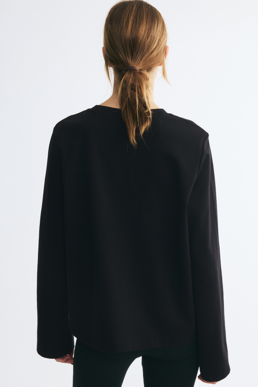 Хлопковый топ из интерлока - H&M