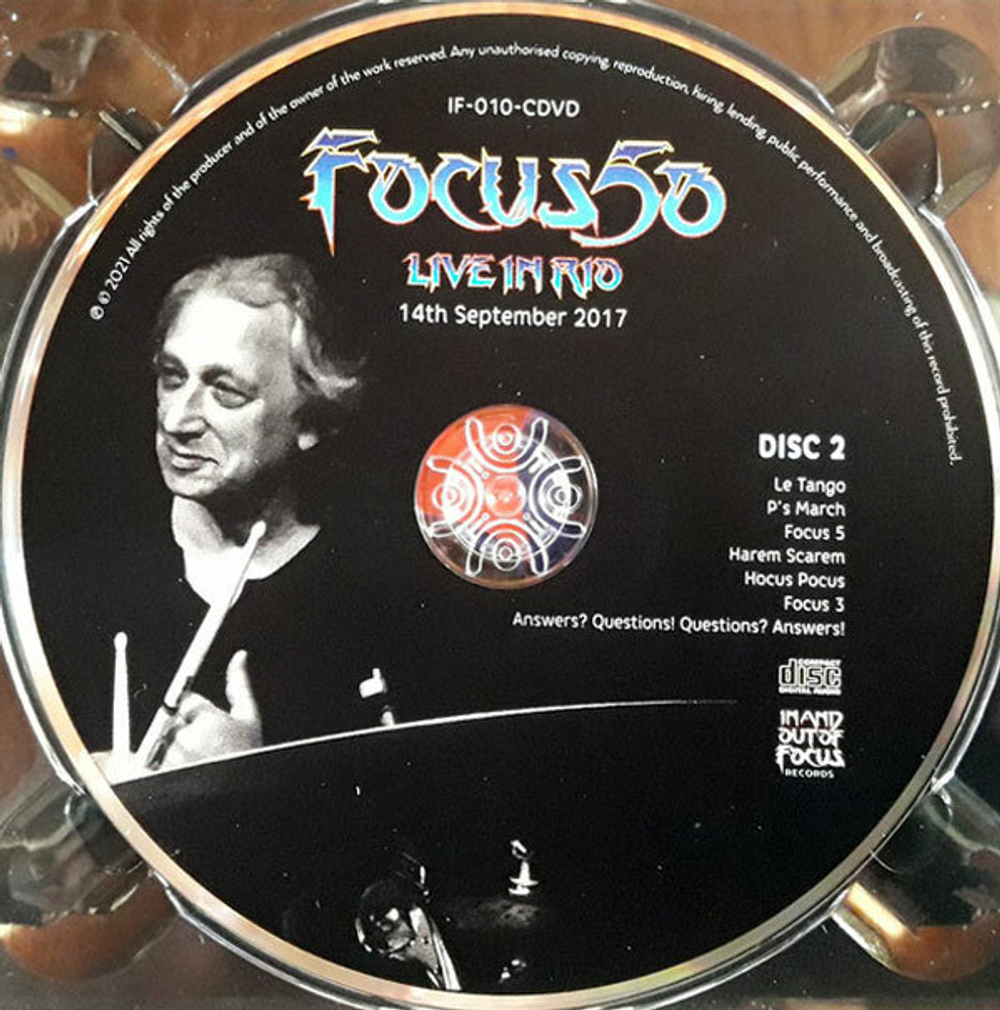 Focus / Focus 50: Live In Rio - Completely Focussed (3CD+Blu-ray)