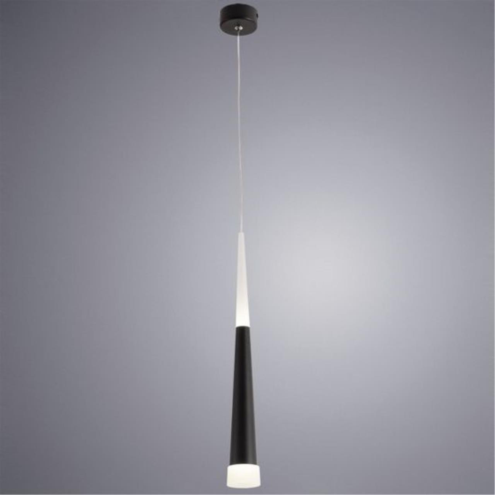Подвесной светодиодный светильник Arte Lamp SABIK A6010SP-1BK