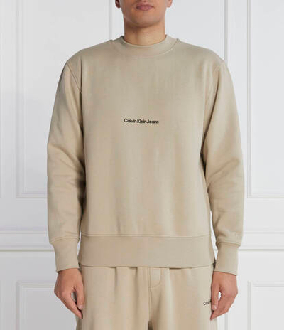Худи INSTITUTIONAL CREW NECK CALVIN KLEIN JEANS - бежевый(J30J324116)