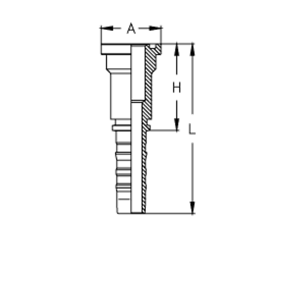 Фитинг DN 20 SFS 1 47.6 CS