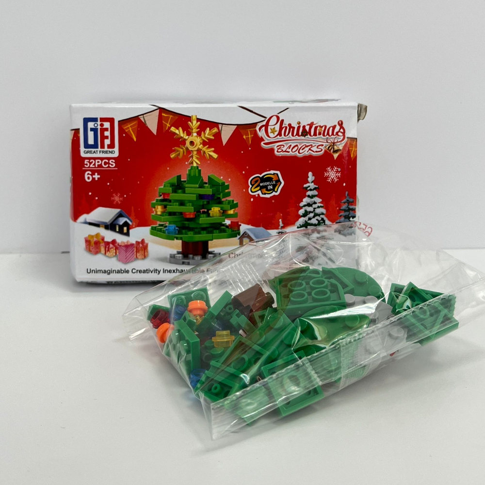 УЦЕНКА Новогодний конструктор Christmas blocks