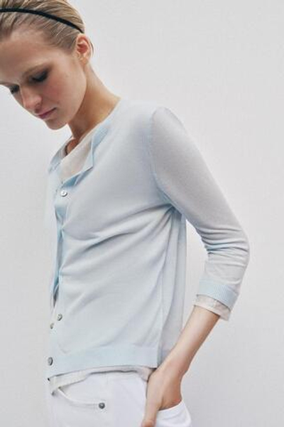 КОНТРАСТНАЯ ВЯЗАННАЯ КУРТКА - ZARA