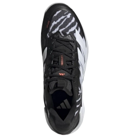 Мужские кроссовки теннисные Adidas Adizero Ubersonic 5 M - core black/cloud white/solar turbo