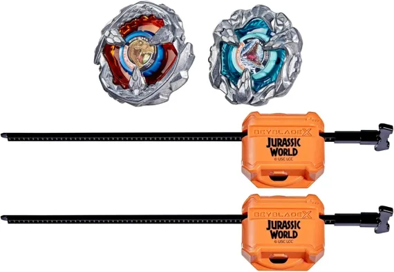 Набор волчков T. Rex and Mosasaurus Multipack Set BX00 Takara Tomy