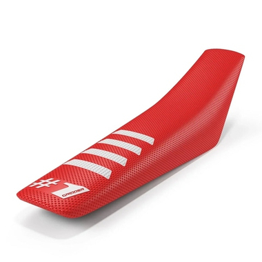 Чехол на сиденье ONEGRIPPER RIBBED - Red/White (Красный-Белый)