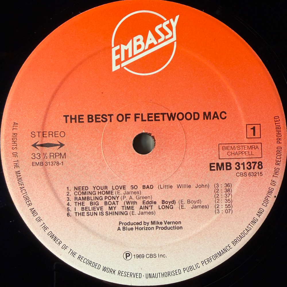 Fleetwood Mac- The Very Best Of Fleetwood Mac (Европа)