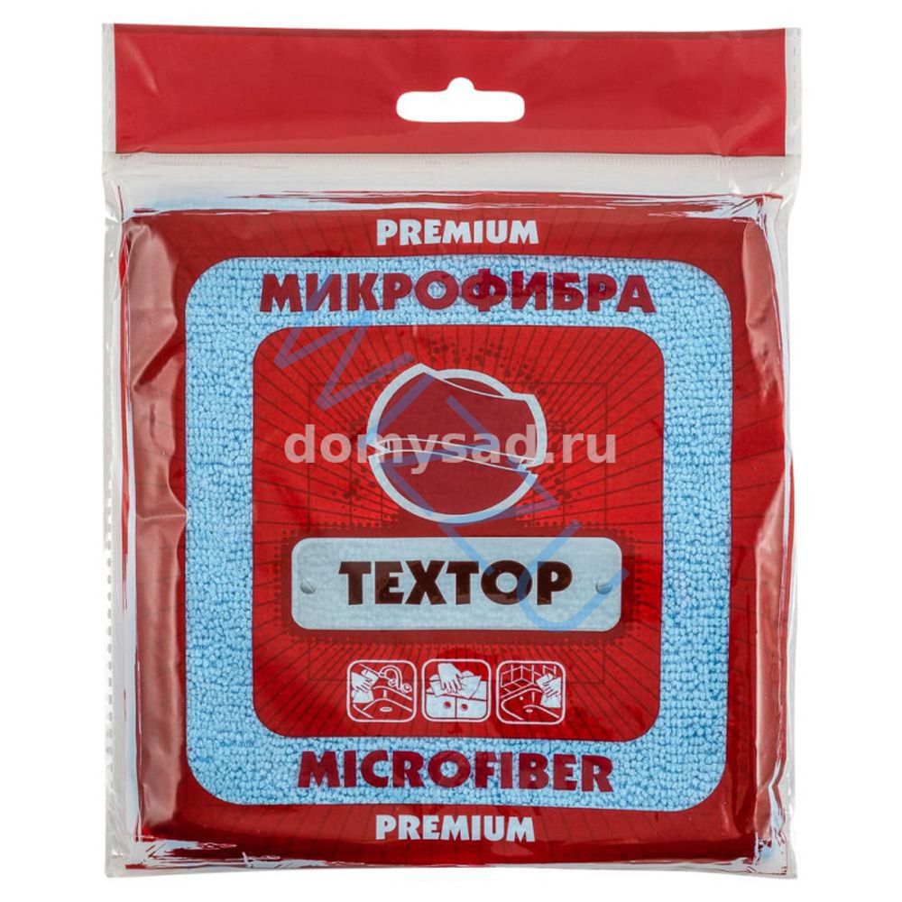 Микрофибра PREMIUM 1шт/100шт (30*30) ТЕХТОР (Т135)