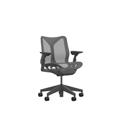 Кресло Herman Miller Cosm, низкая спинка, цвет Graphite, регулируемые подлокотники