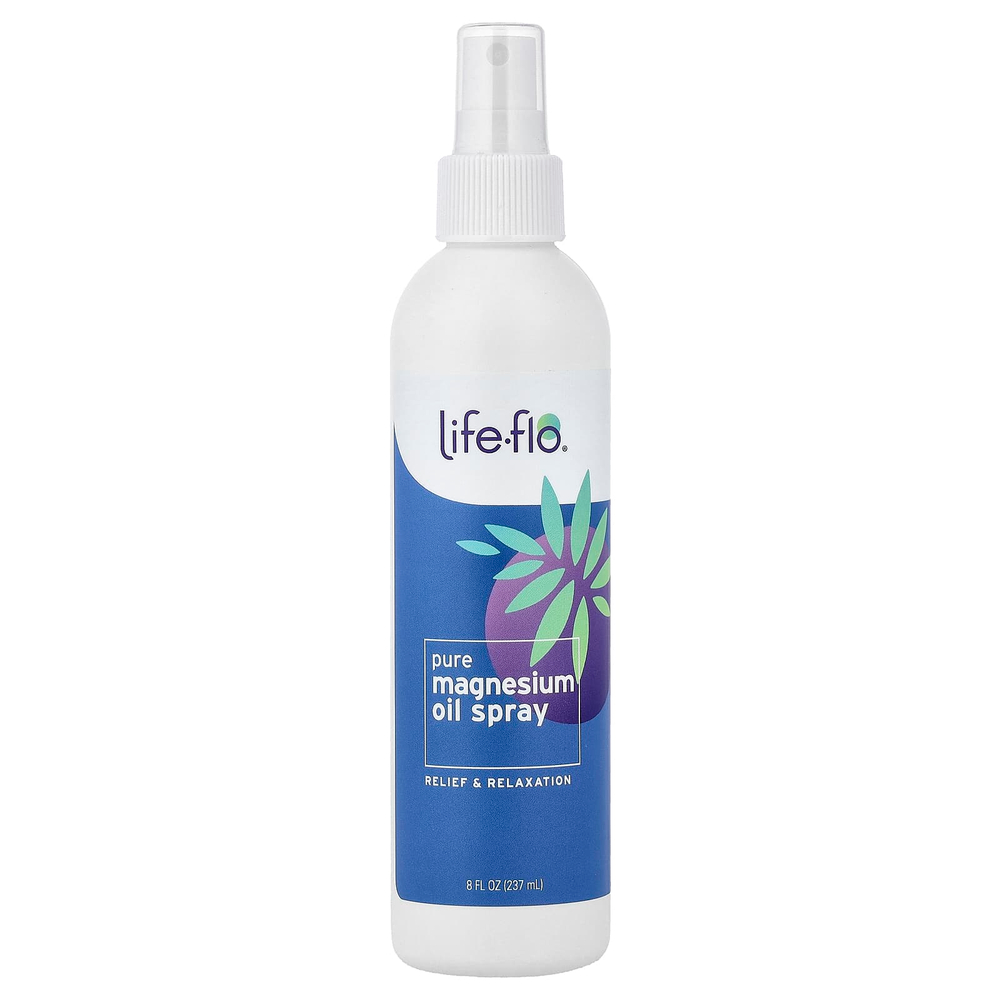 Life-flo, спрей с чистым магниевым маслом, 237 мл (8 жидк. унций)