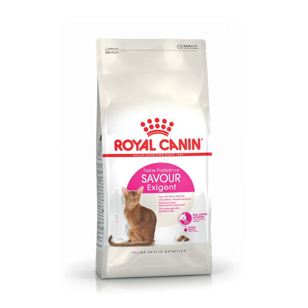 Royal Canin Savour Exigent Корм сухой сбалансированный для привередливых взрослых кошек от 1 года - 0,4 кг