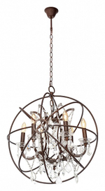 Подвесная люстра Loft it Foucaults Orb Crystal LOFT1897/6